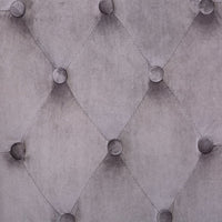 Sedie da Pranzo 2 pz Grigie in Velluto cod mxl 19377