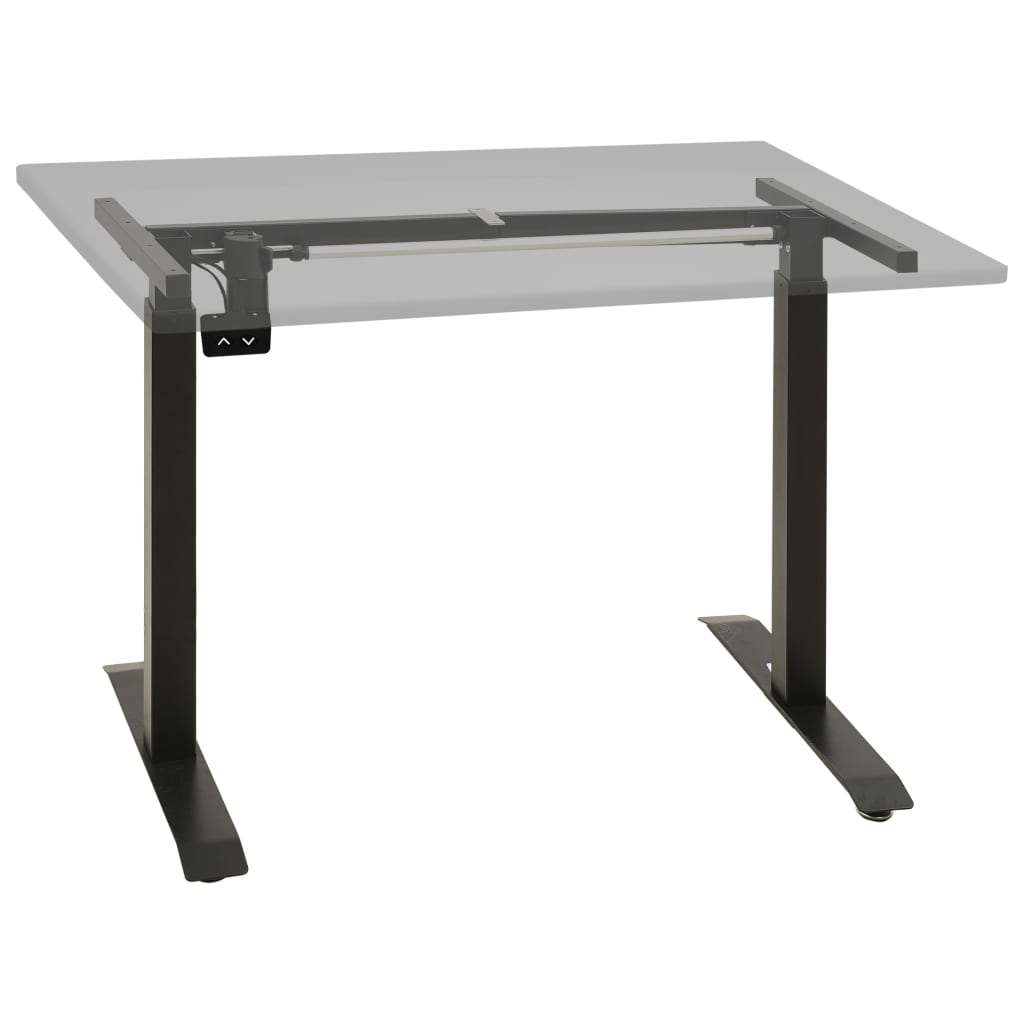 Telaio per Scrivania Motorizzato Elettrico Regolabile Nero 321715