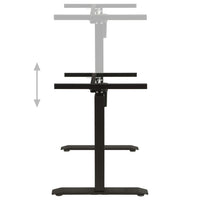 Telaio per Scrivania Motorizzato Elettrico Regolabile Nero 321715