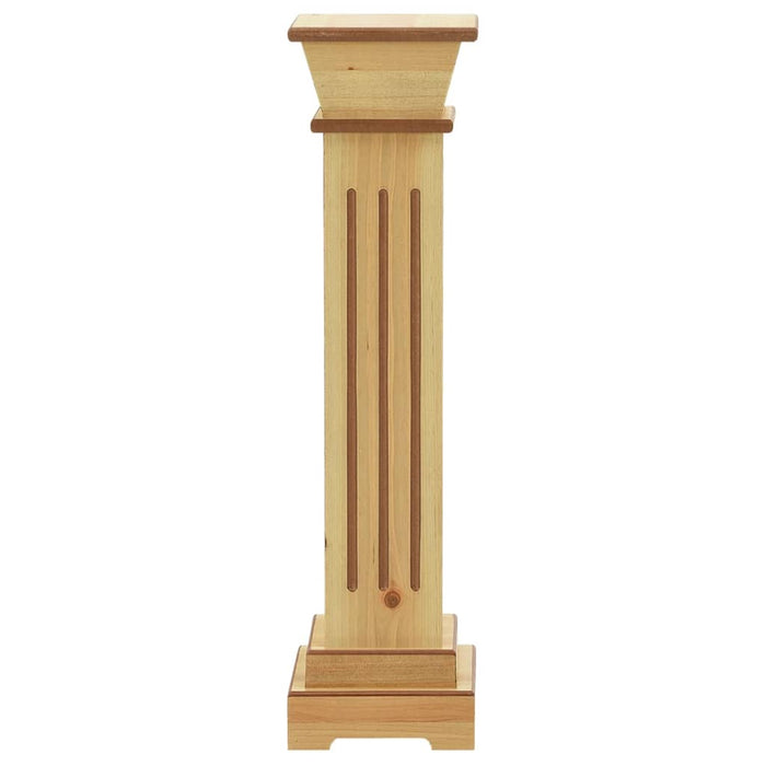 Piedistallo per Piante Quadrato Classico Legno 17x17x66 cm MDF 323968