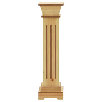 Portavasi quadrato legno chiaro 17 x 17 x 66 cm MDF marrone 02_0045031