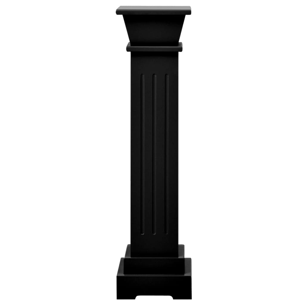 Supporto per piante quadrato classico 17 x 17 x 66 cm mDF nero 02_0045033