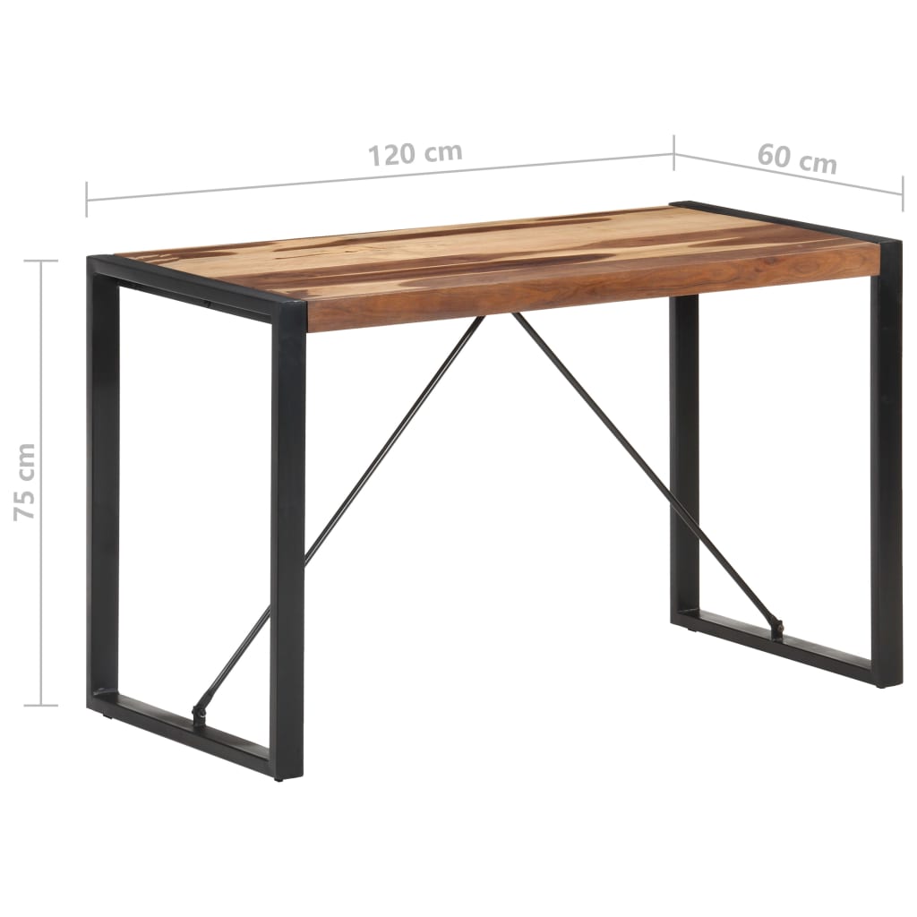 Tavolo da Pranzo 120x60x75 cm in Legno Massello 321539
