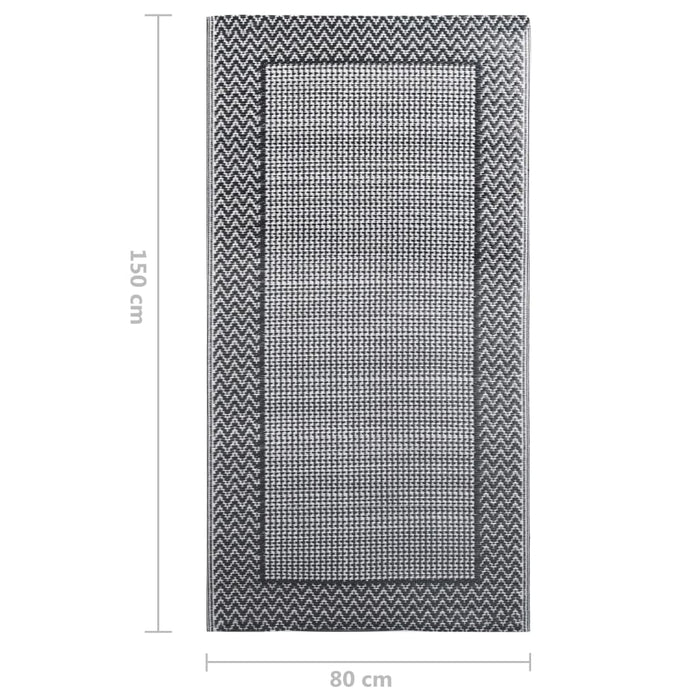 Tappeto da Esterni Grigio 80x150 cm in PP 310412