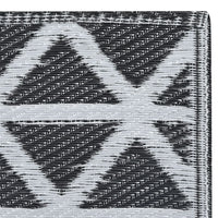 Tappeto da Esterni ARAKIL Nero 80x150 cm in PP 310416