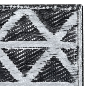 Tappeto da Esterni ARAKIL Nero 80x150 cm in PP 310416