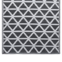 Tappeto da Esterni ARAKIL Nero 80x150 cm in PP 310416