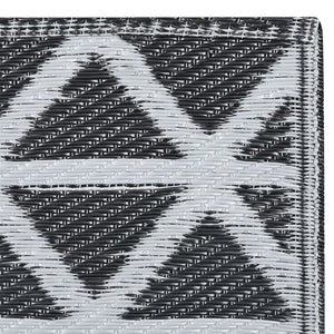 Tappeto da Esterni Nero 120x180 cm in PP cod mxl 71079