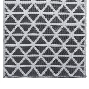 Tappeto da Esterni ARAKIL Nero 120x180 cm in PP 310417