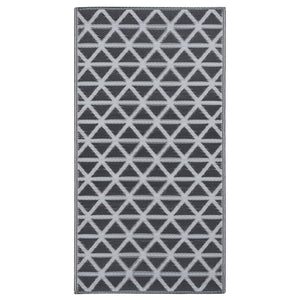Tappeto da Esterni Nero 160x230 cm in PP cod mxl 67189