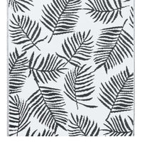 Tappeto da Esterni Bianco e Nero 80x150 cm in PP cod mxl 67351