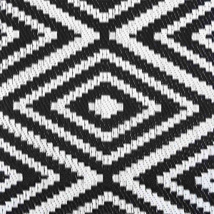 Tappeto da Esterni Bianco e Nero 190x290 cm in PP cod mxl 77939