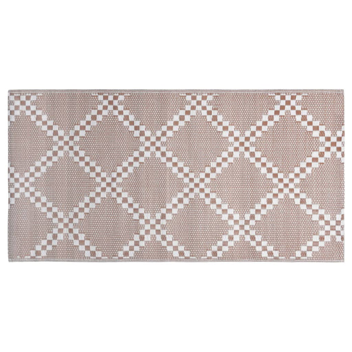 Tappeto da Esterni ARAKIL Marrone 80x150 cm in PP