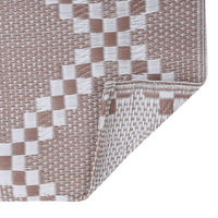 Tappeto da Esterni ARAKIL Marrone 80x150 cm in PP 310432