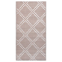 Tappeto da Esterni ARAKIL Marrone 120x180 cm in PP 310433