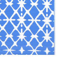 Tappeto da Esterni Blu e Bianco 80x150 cm in PP cod mxl 68617