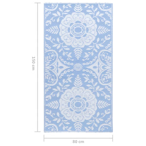Tappeto da Esterni Blu Baby 80x150 cm in PP cod mxl 55763