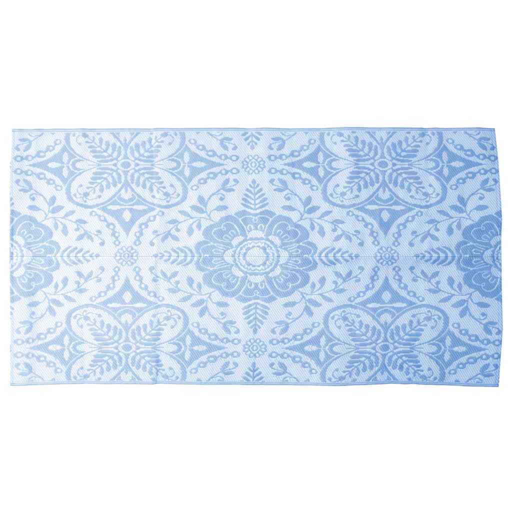 Tappeto da Esterni ARAKIL Blu Baby 160x230 cm in PP 310454