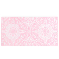 Tappeto da Esterni Rosa 80x150 cm in PP