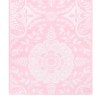 Tappeto da Esterni Rosa 80x150 cm in PP