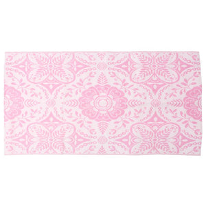 Tappeto da Esterni ARAKIL Rosa 120x180 cm in PP 310457
