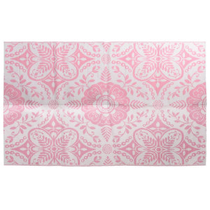 Tappeto da Esterni Rosa 190x290 cm in PP cod mxl 77953