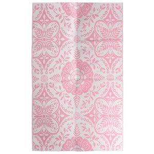 Tappeto da Esterni Rosa 190x290 cm in PP cod mxl 77953