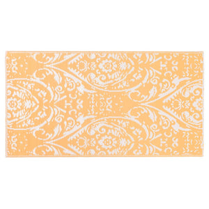 Tappeto da Esterni ARAKIL Arancione e Bianco 80x150 cm in PP 310460