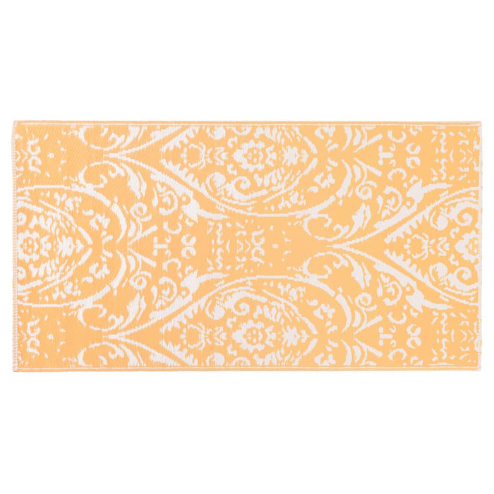 Tappeto da Esterni Arancione e Bianco 120x180 cm in PPcod mxl 78945