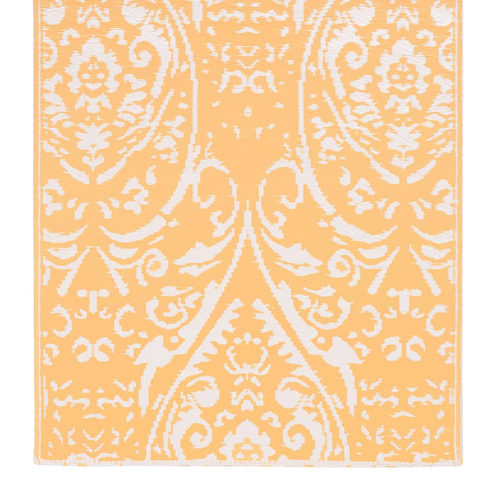 Tappeto da Esterni ARAKIL Arancione e Bianco 160x230 cm in PP 310462