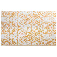 Tappeto da Esterni Arancione e Bianco 190x290 cm in PP cod mxl 60809