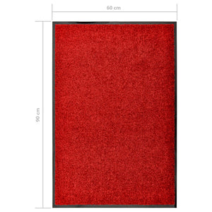 Zerbino Lavabile Rosso 60x90 cm 323422
