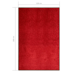 Zerbino Lavabile Rosso 120x180 cm 323426