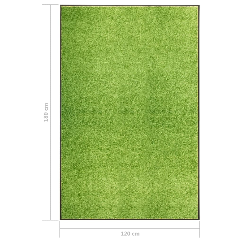 Zerbino Lavabile Verde 120x180 cm 323432