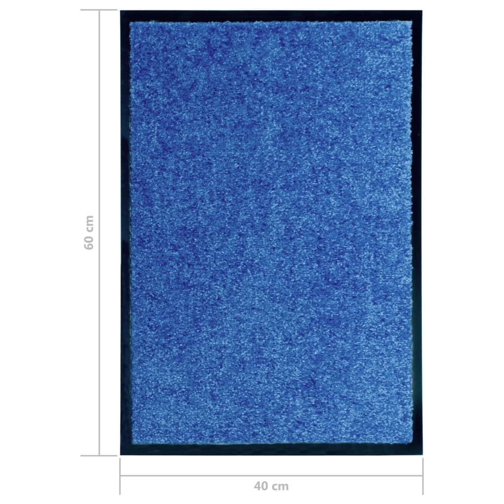 Zerbino Lavabile Blu 40x60 cm 323439