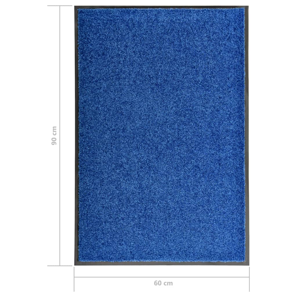 Zerbino Lavabile Blu 60x90 cm 323440