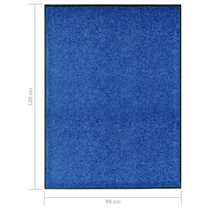 Zerbino Lavabile Blu 90x120 cm 323442