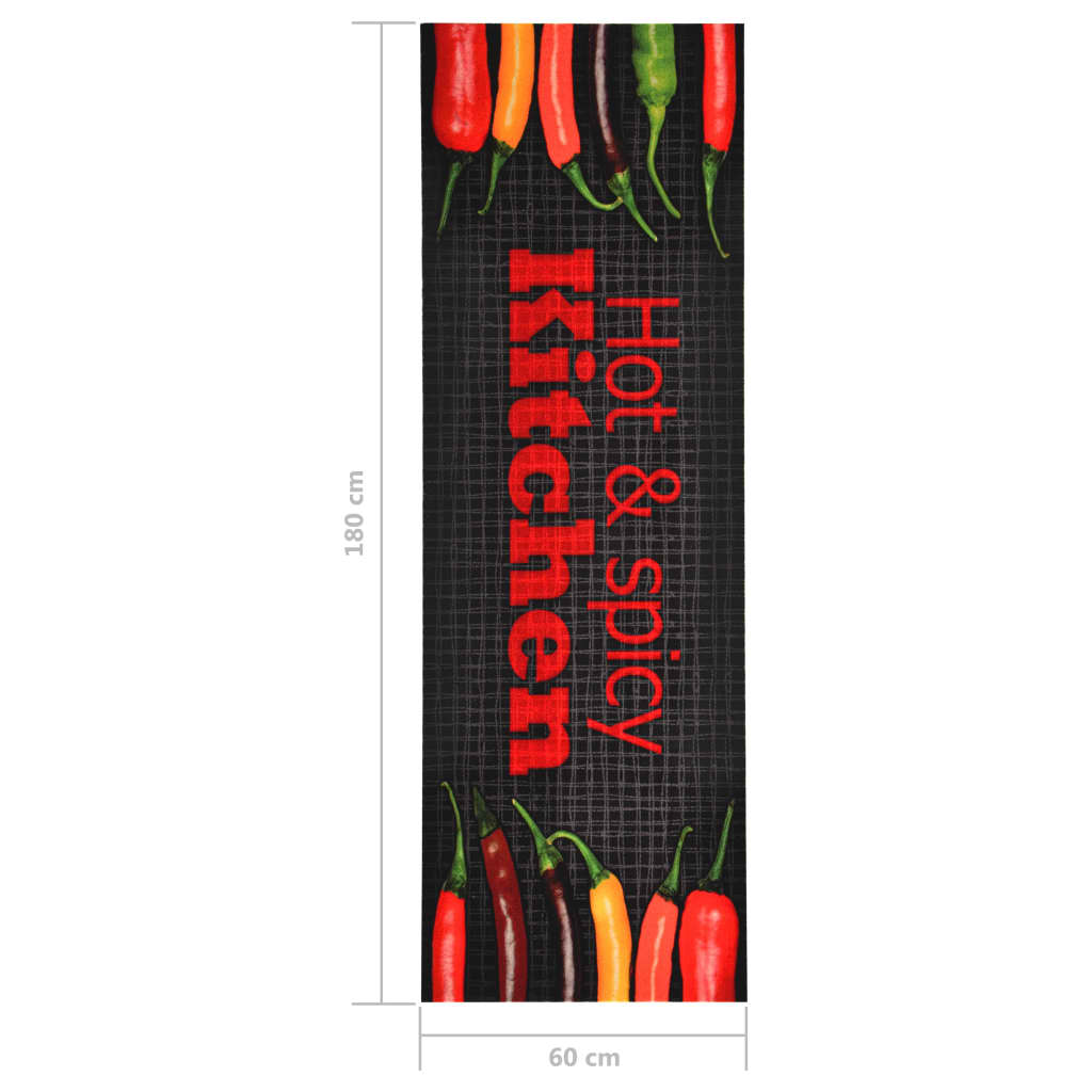 Tappetino da Cucina Lavabile Hot&Spicy 60x180 cm 323480