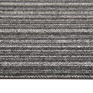 Quadrotte di Moquette 20 pz 5 mÂ² 50x50 cm Antracite a Strisce cod mxl 41824