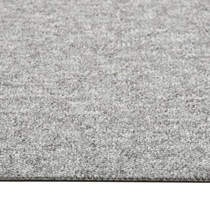 Quadrotte di Moquette 20 pz 5 m² 50x50 cm Grigio Chiaro 147310