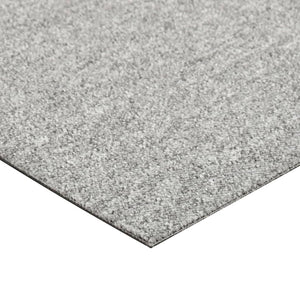 Quadrotte di Moquette 20 pz 5 mÂ² 50x50 cm Grigio Chiaro cod mxl 46481
