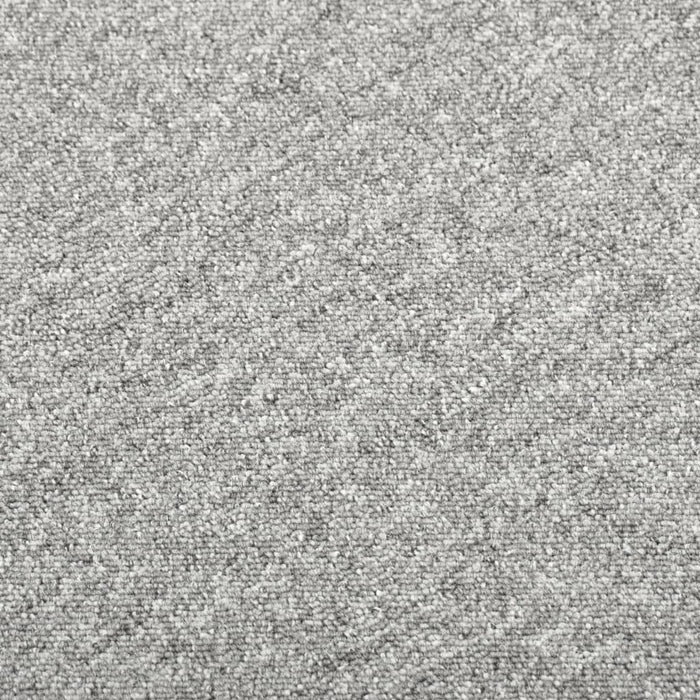 Quadrotte di Moquette 20 pz 5 m² 50x50 cm Grigio Chiaro 147310