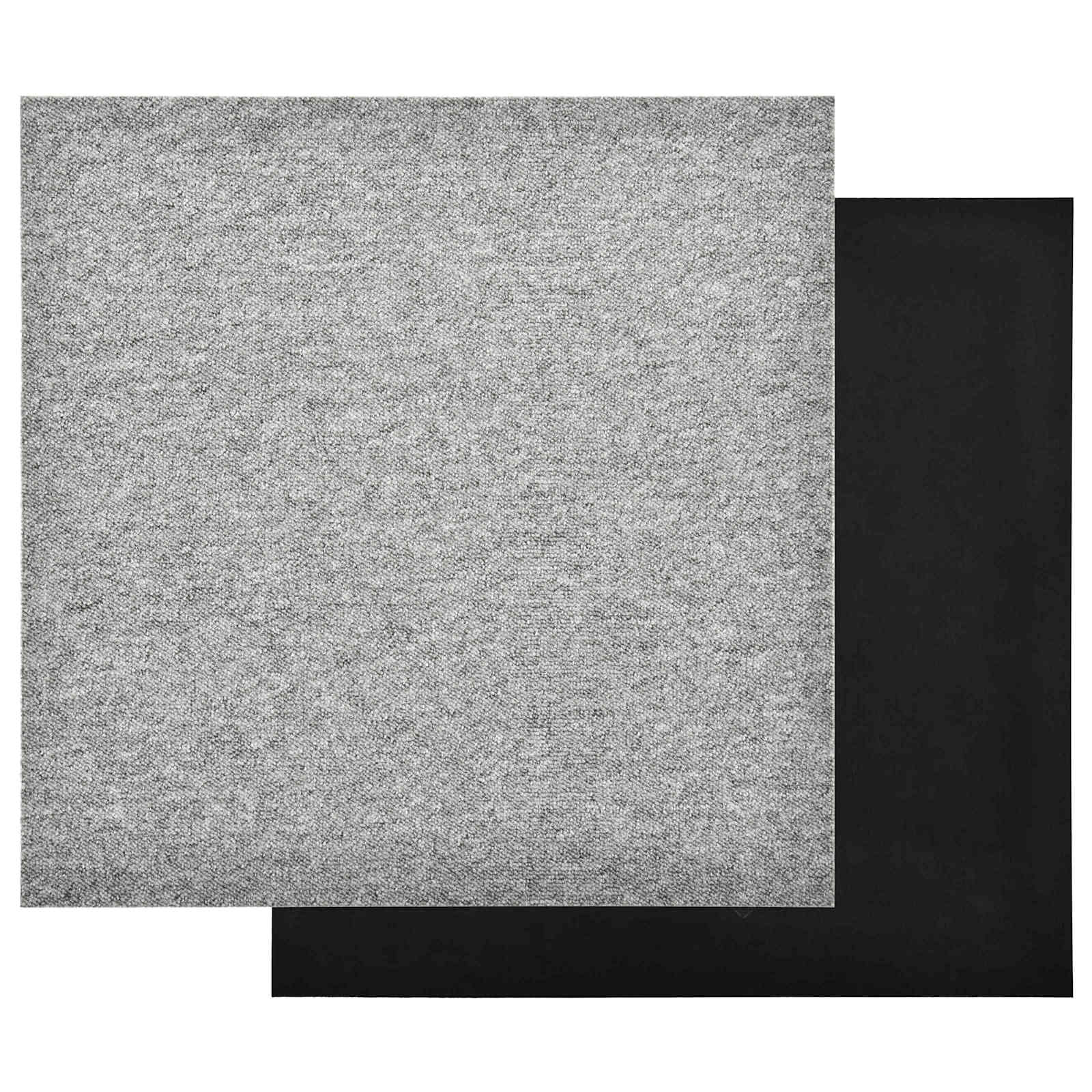 Tappeto 20 pcs Grigio chiaro 50 x 50 cm 100% Polipropilene 42046747