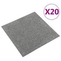 Quadrotte di Moquette 20 pz 5 mÂ² 50x50 cm Grigie cod mxl 47818