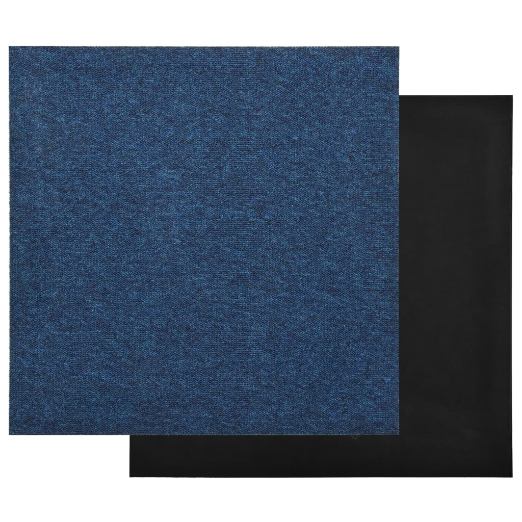 Quadrotte di Moquette 20 pz 5 mÂ² 50x50 cm Blu Scuro cod mxl 49550