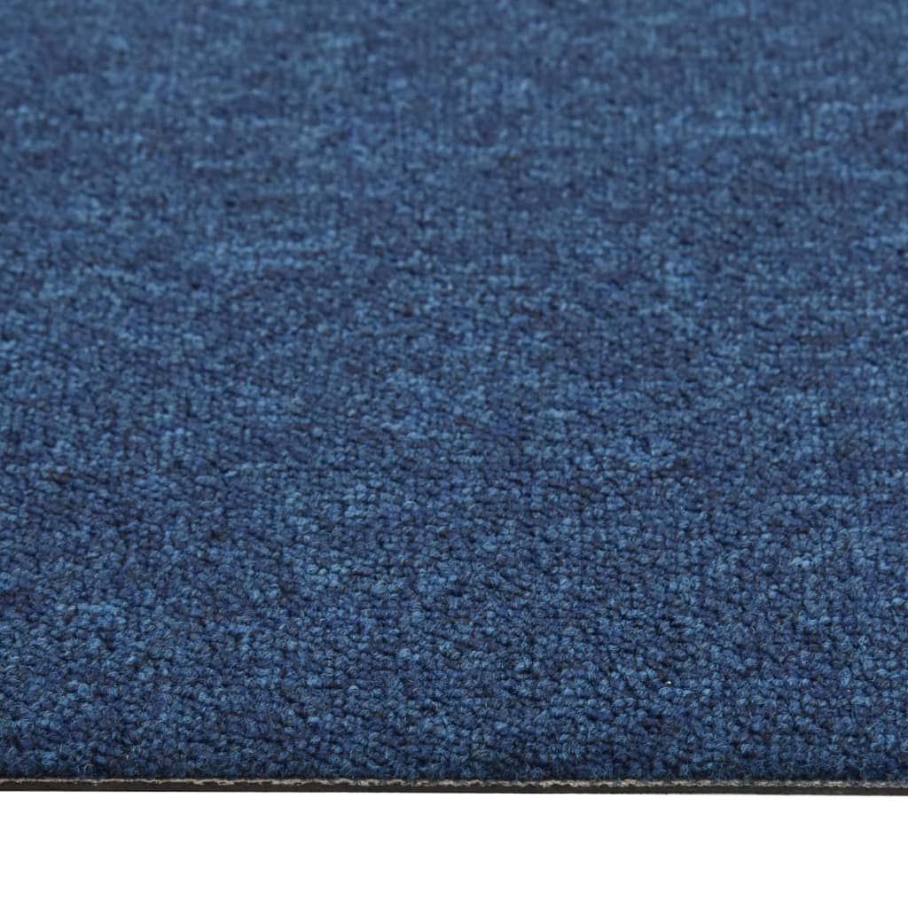 Quadrotte di Moquette 20 pz 5 mÂ² 50x50 cm Blu Scuro cod mxl 49550