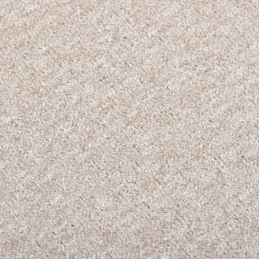 Quadrotte di Moquette 20 pz 5 m² 50x50 cm Beige Chiaro 147319