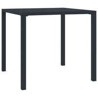 Sedie da Esterno 4 pz Design a Rete in Acciaio Antracite 310156