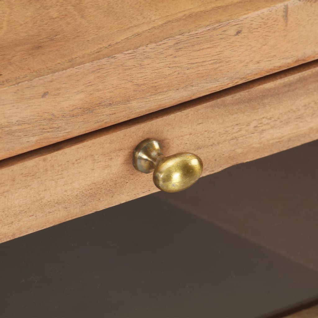 Comodino 40x30x50 cm in Legno Massello di Acacia 323507