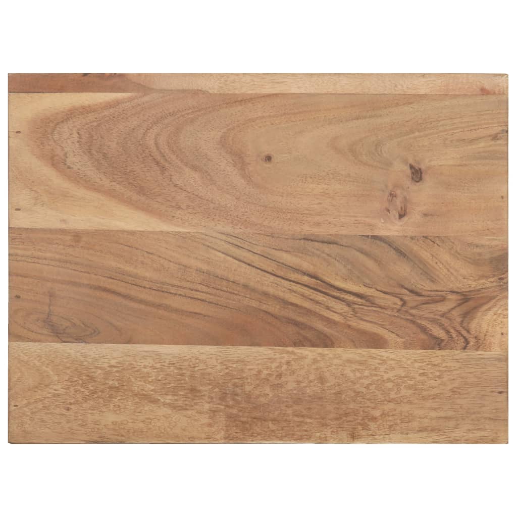 Comodino 40x30x50 cm in Legno Massello di Acacia con Bordi Vivi 323519